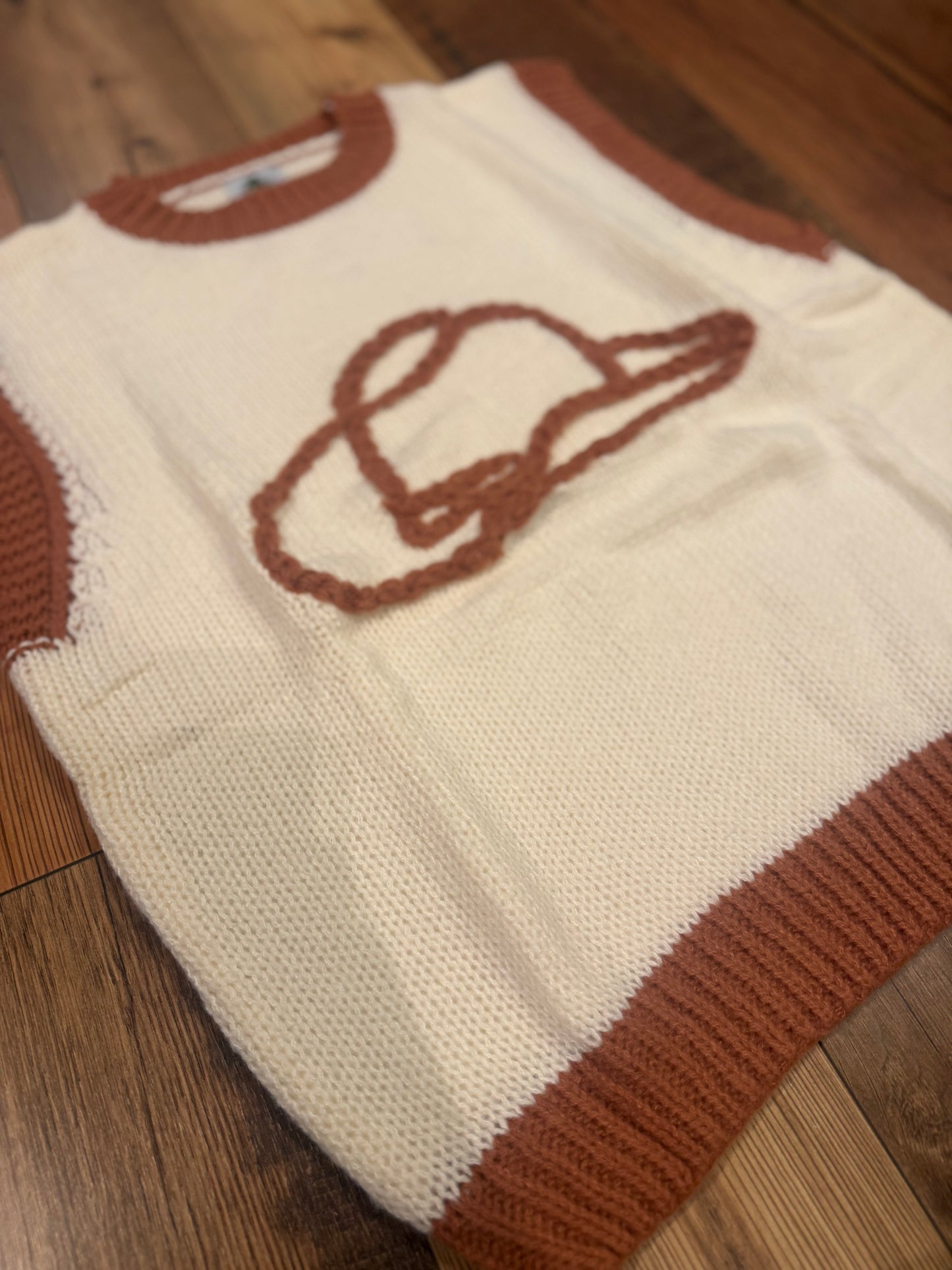 Hats off sweater vest