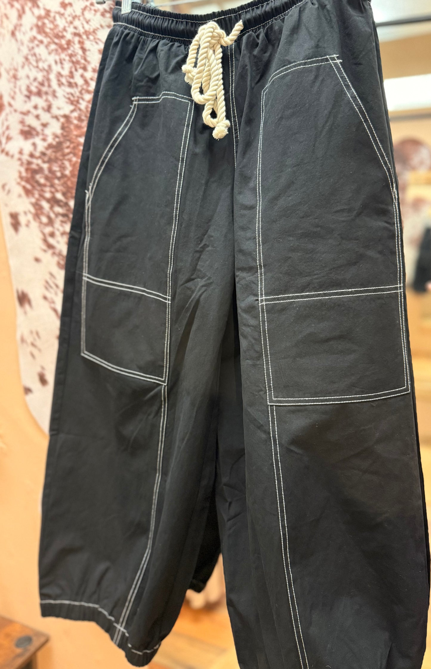 Black Balloon Pants