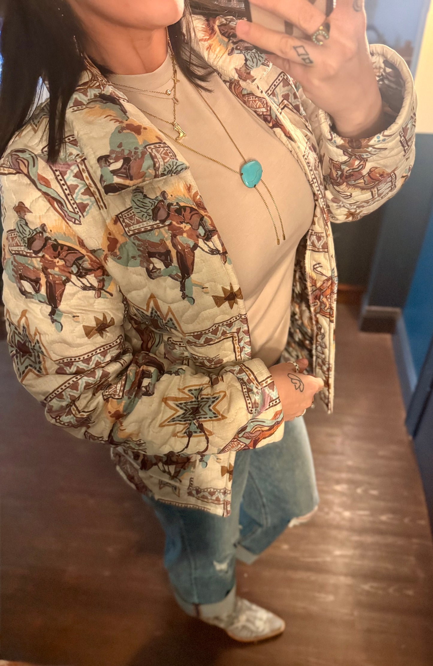 Bronc Rider Quilted Jacket