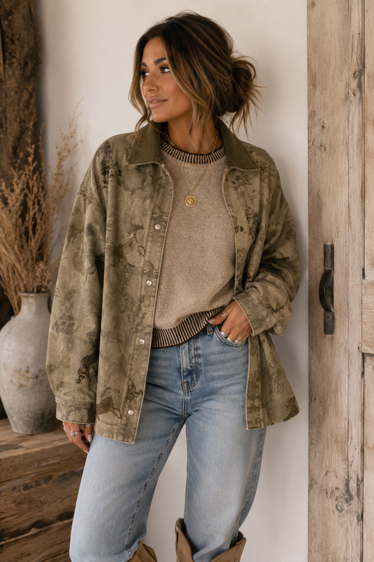 Driving West Zip Up Jacket