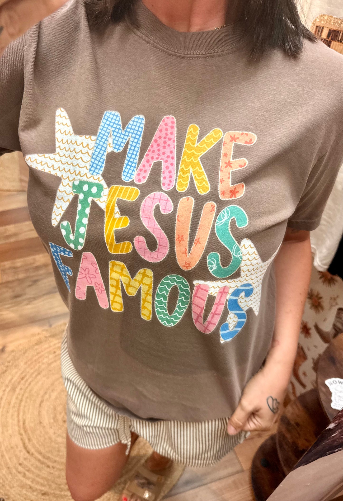 Make JESUS Famous | Faith | GOD | Boutique CC Graphic Tee