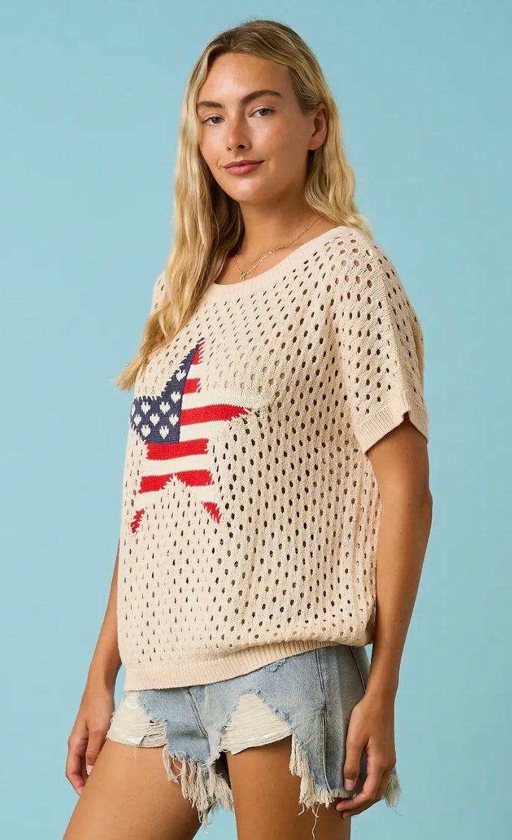 USA Star Sweater
