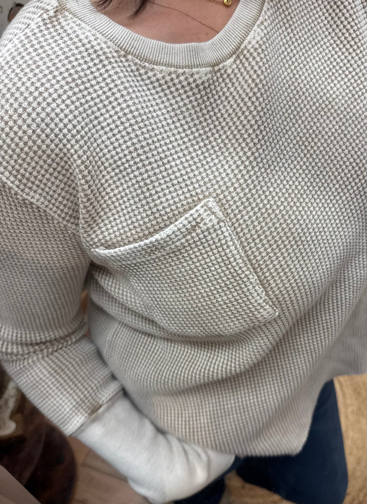 You hunny waffle knit