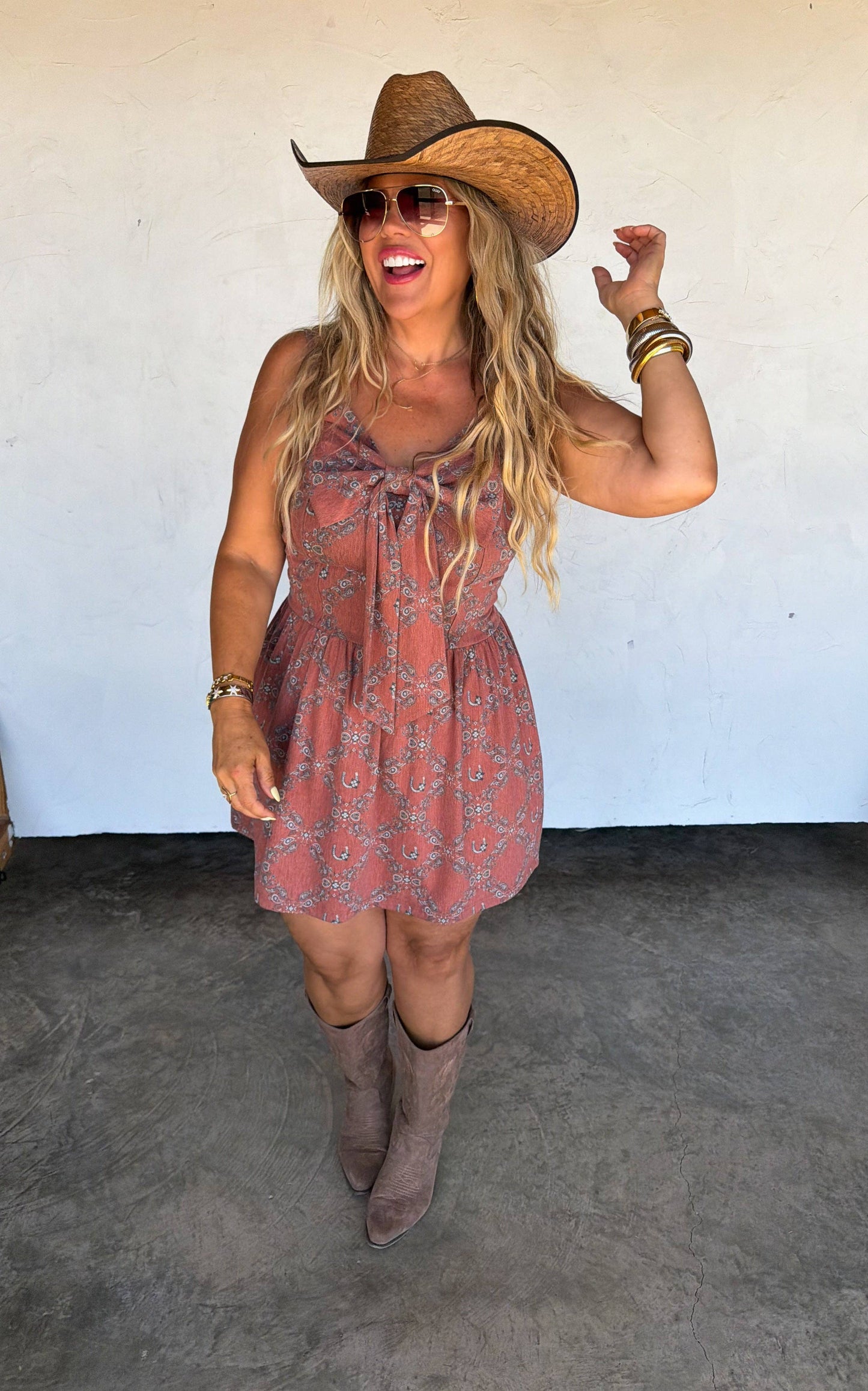 BRIA BOW DRESS