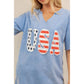 USA GRAPHIC PATCH DRESS