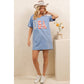 USA GRAPHIC PATCH DRESS