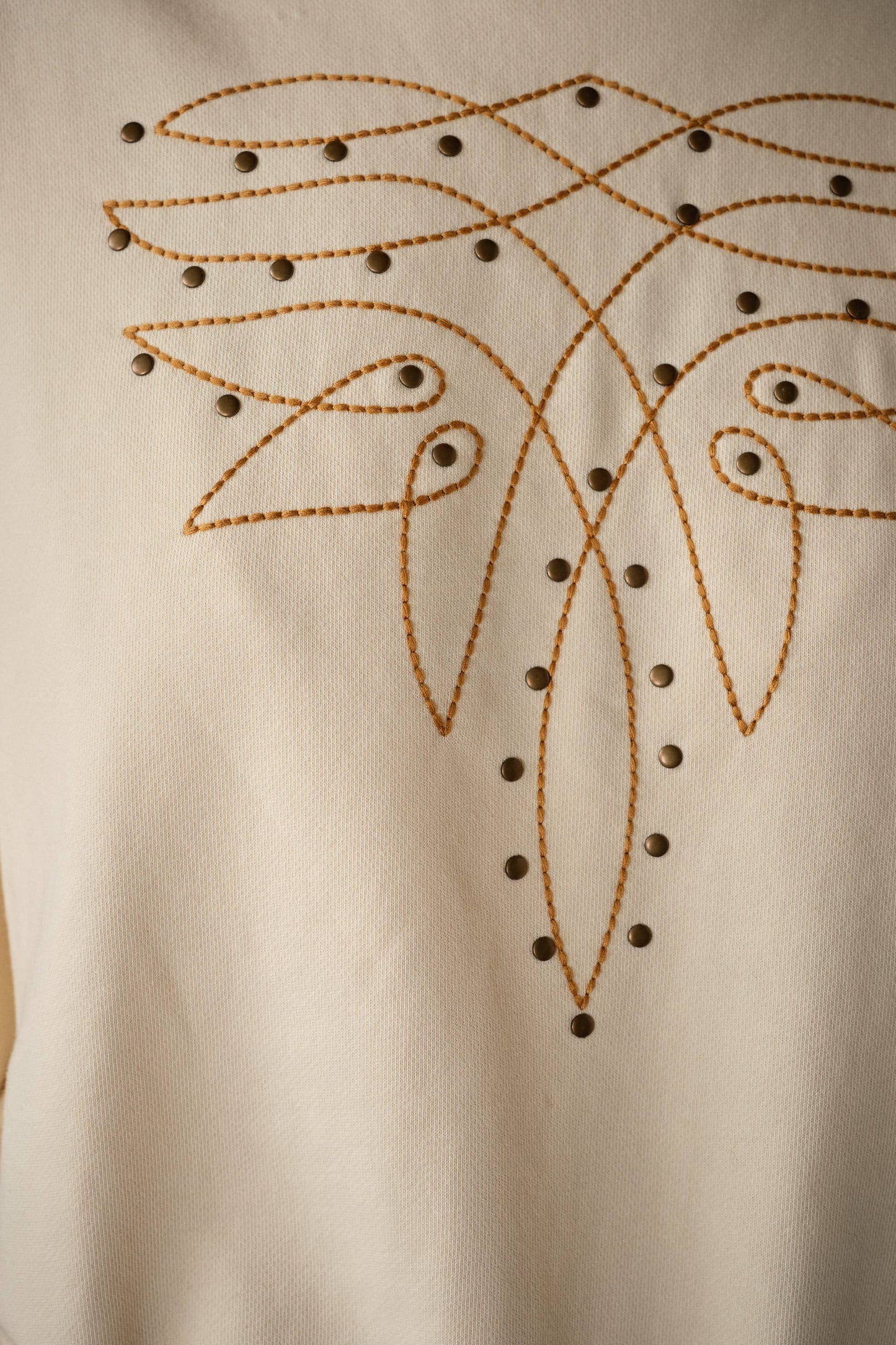 Boot Stitch Embroidered Sweatshirt
