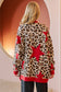 LEOPARD STAR CARDIGAN SWEATER