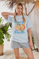 OVER&OVER - ELASTIC WAIST STRIPE CASUAL SHORTS