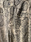 Snakeskin barrel denim