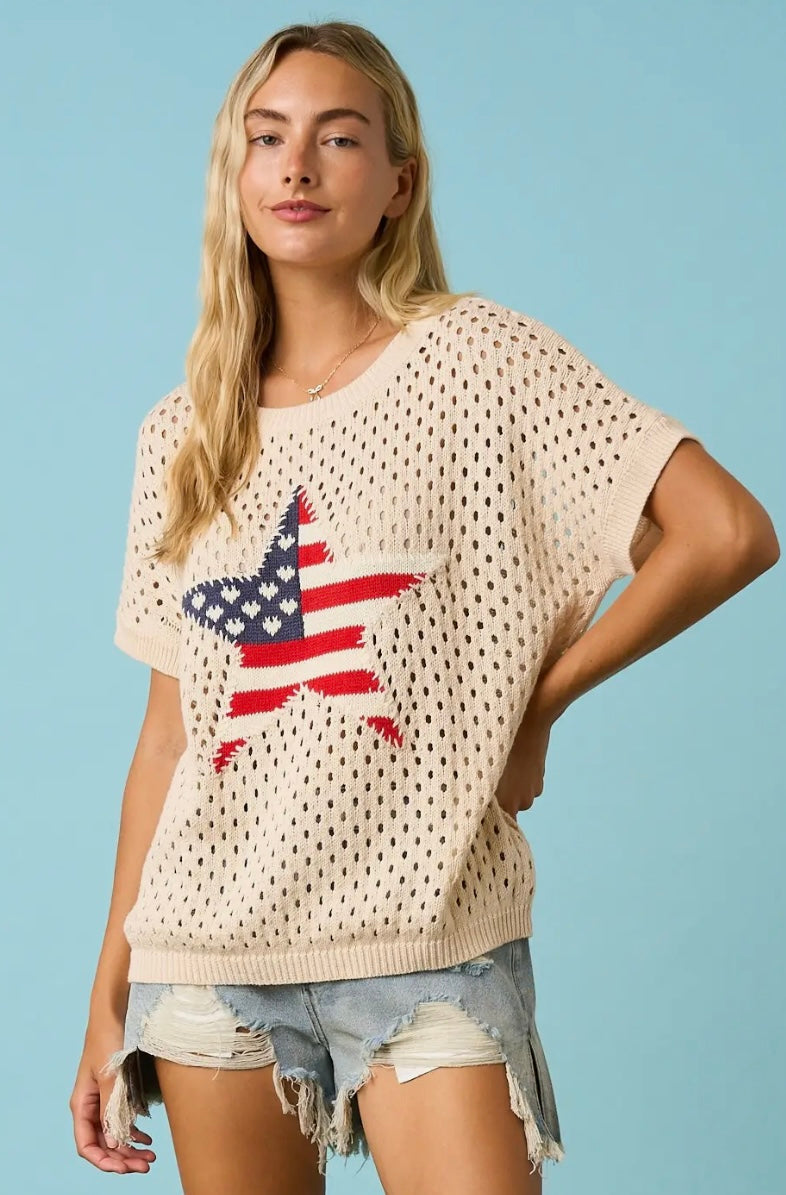 USA Star Sweater