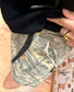 CAMOUFLAGE UTILITY MINI SKIRT POCKETS DRAWSTRING