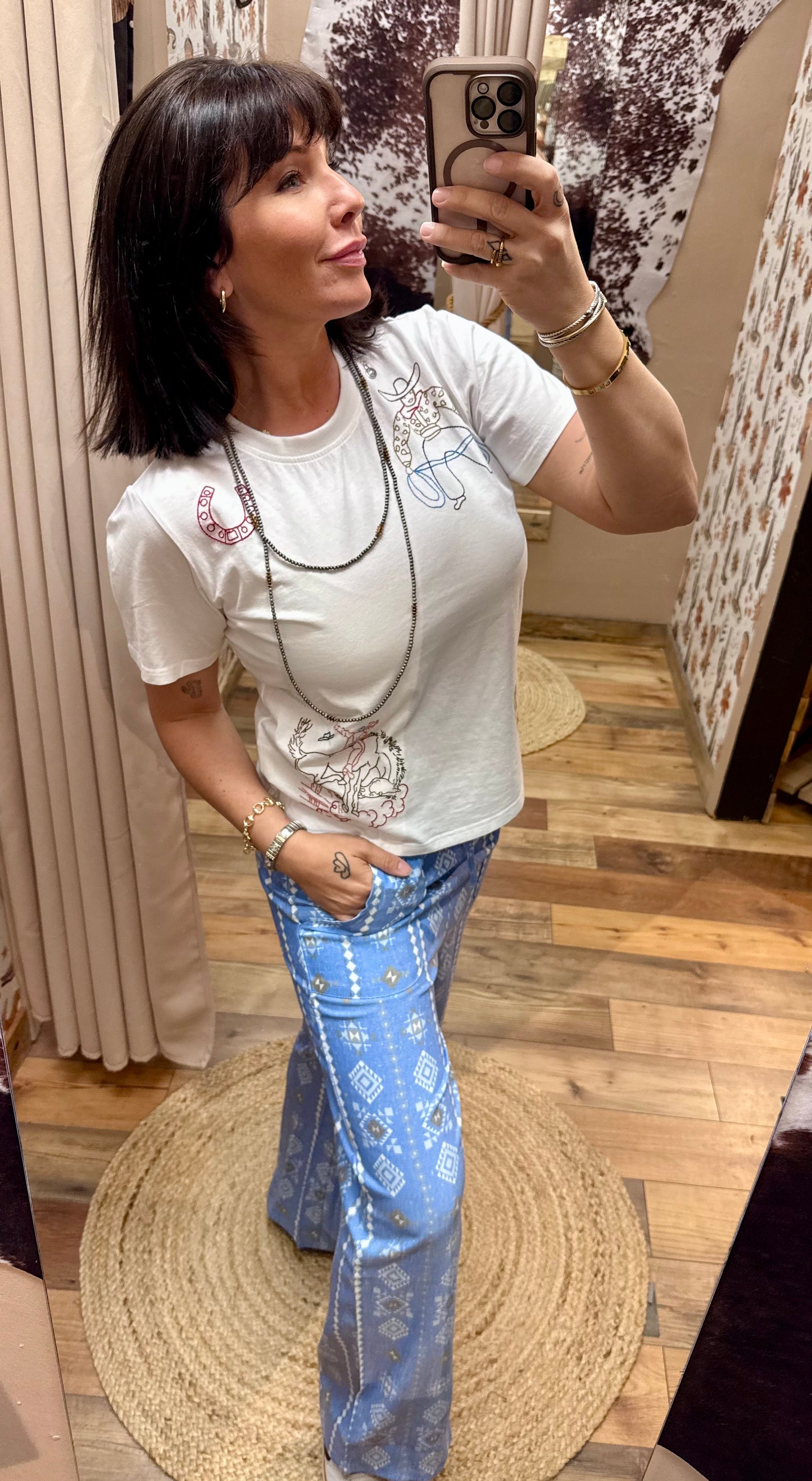Blue Aztec Pant