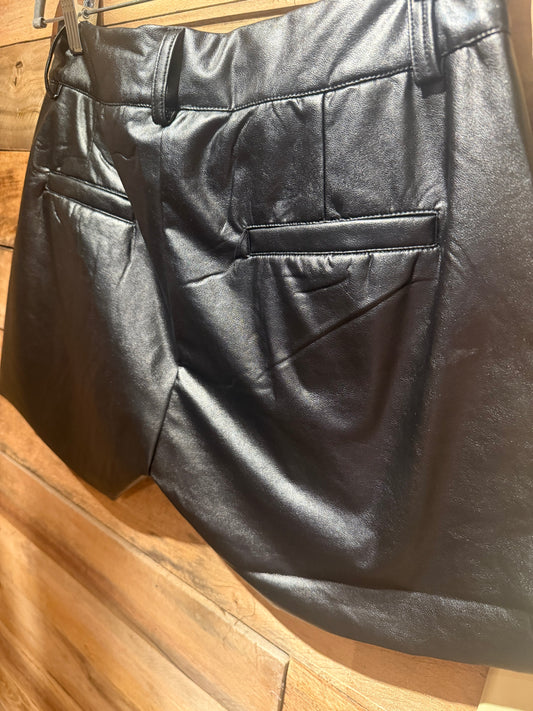 Jet Black Shorts