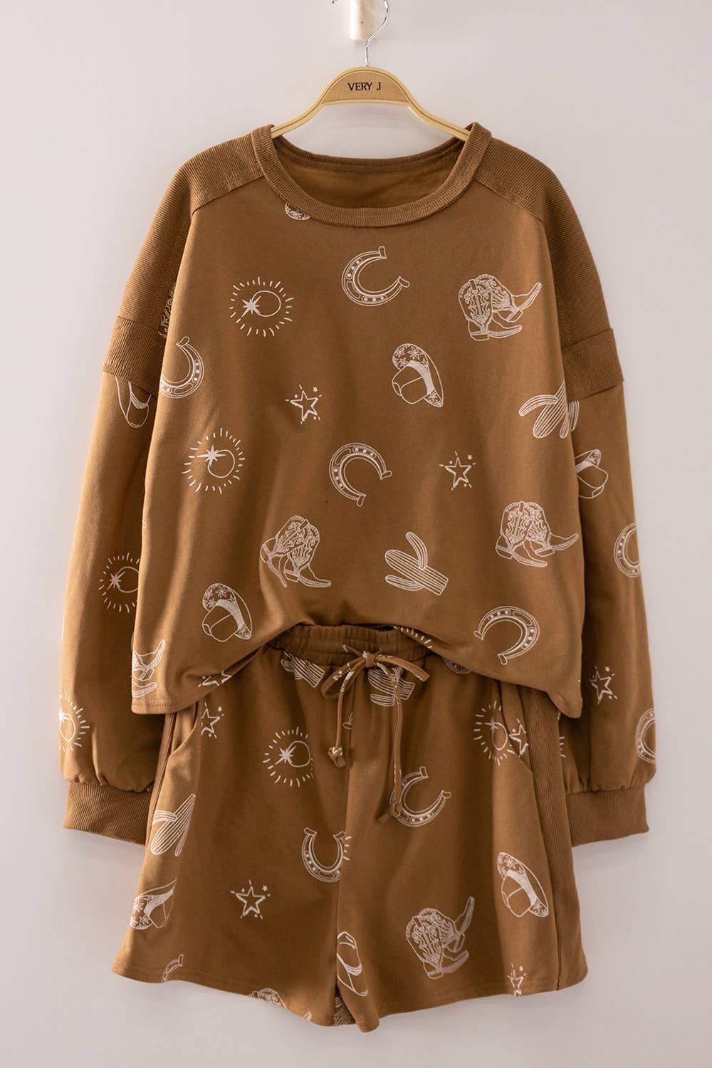 Western Print Lounge Set