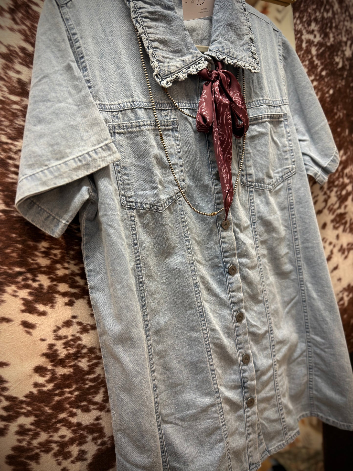 High Plains Denim Dress