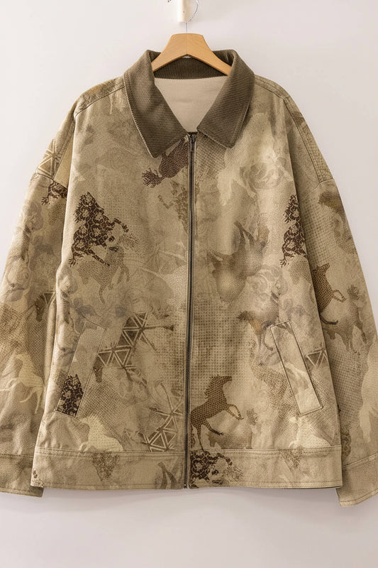 Driving West Zip Up Jacket
