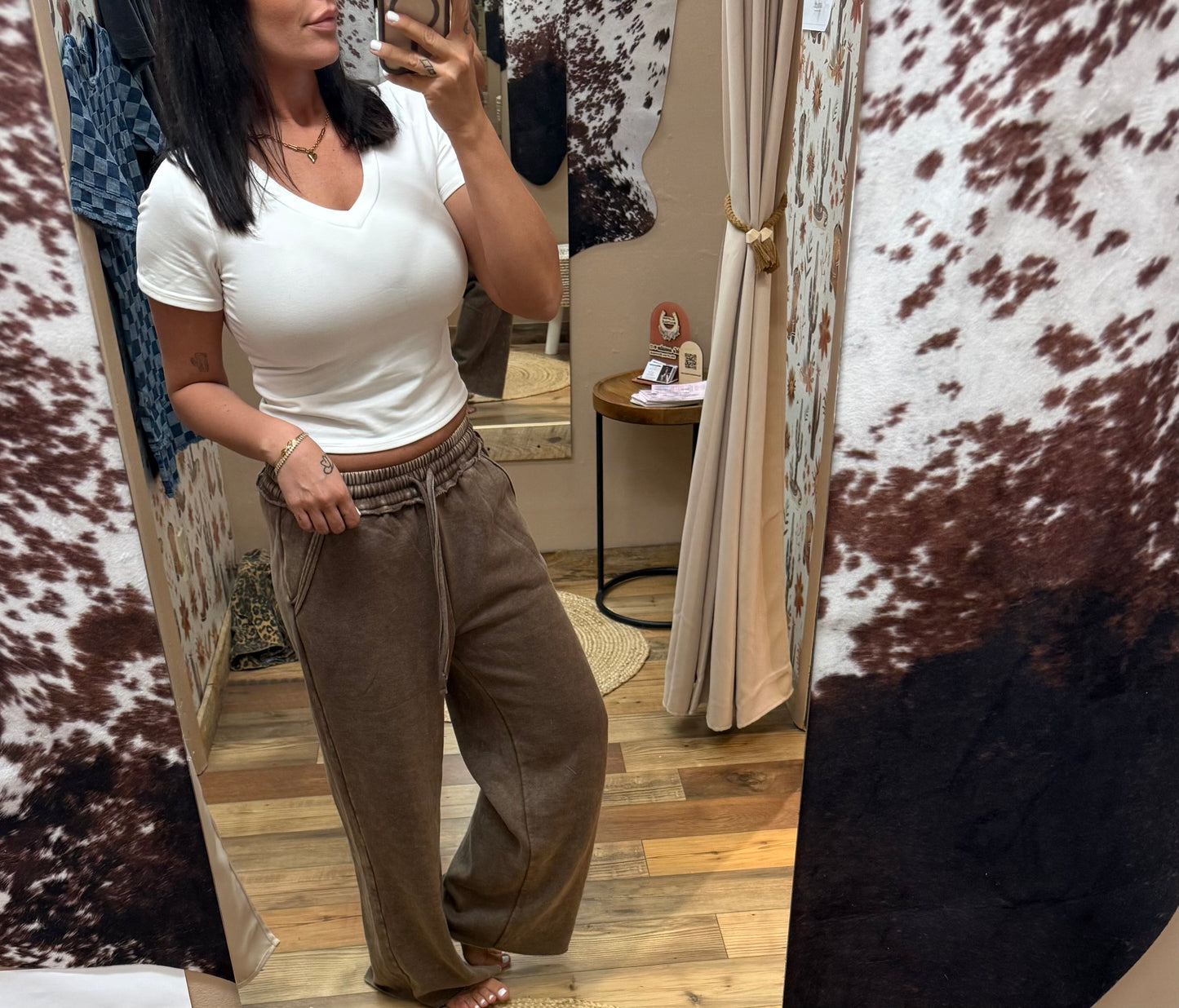 Vneck crop