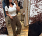 Vneck crop