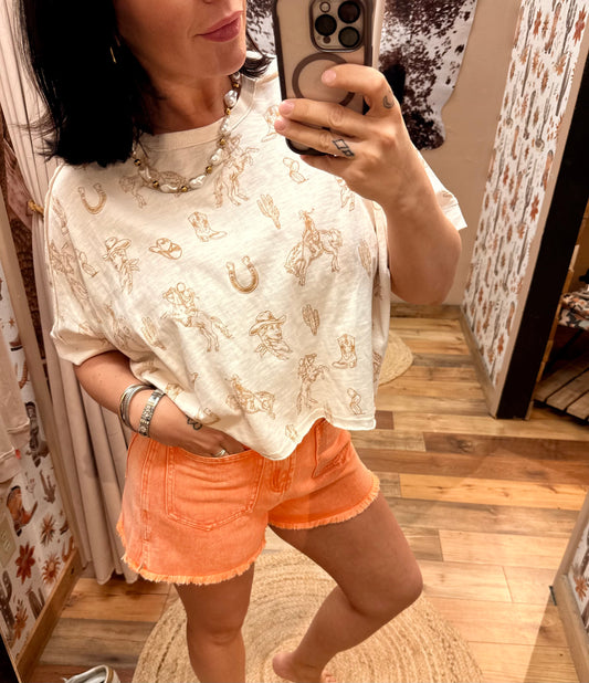 Summer rodeo tee