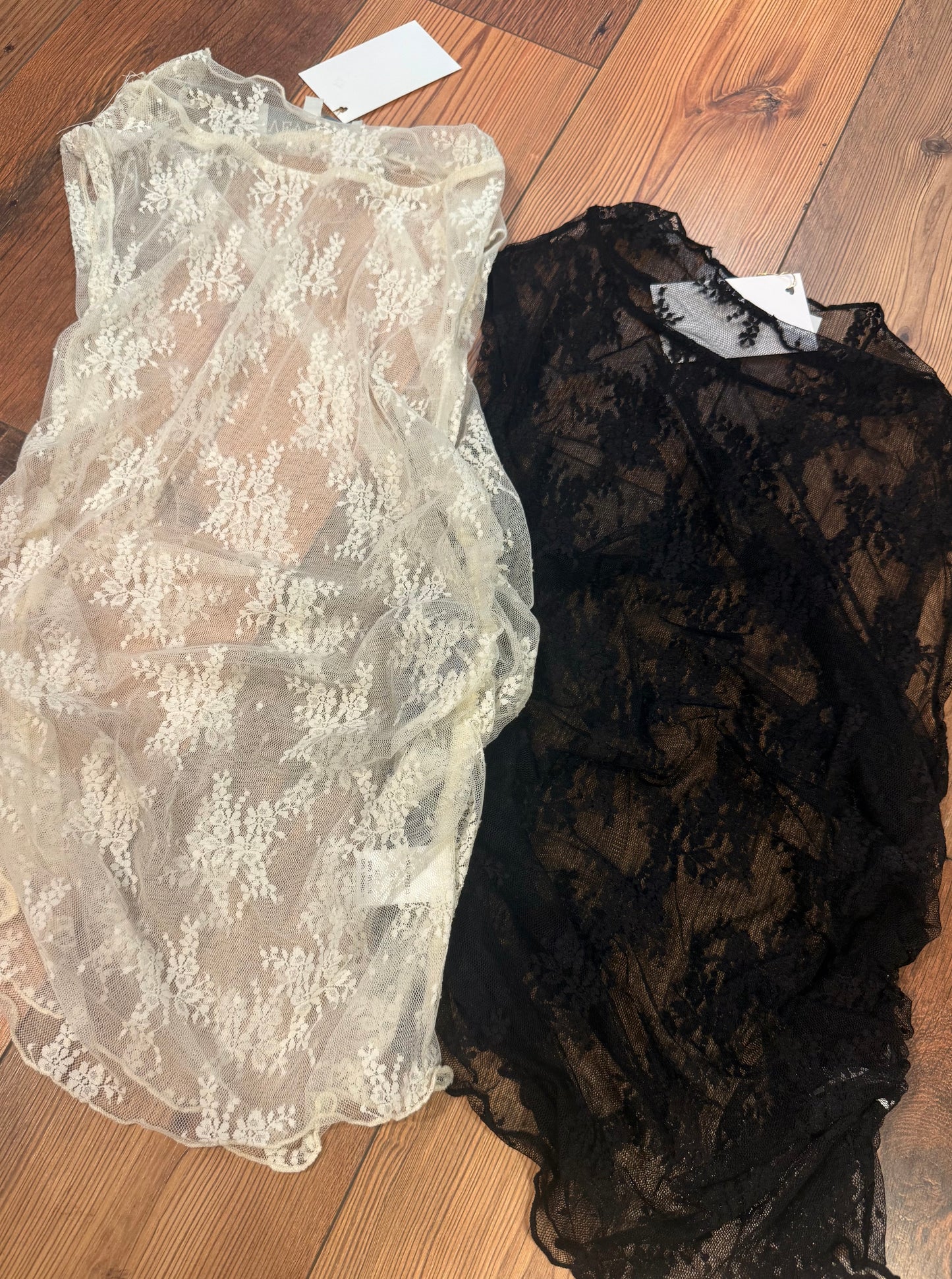 Lace mesh tank