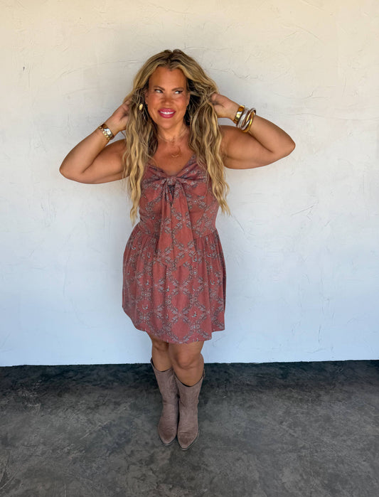 BRIA BOW DRESS