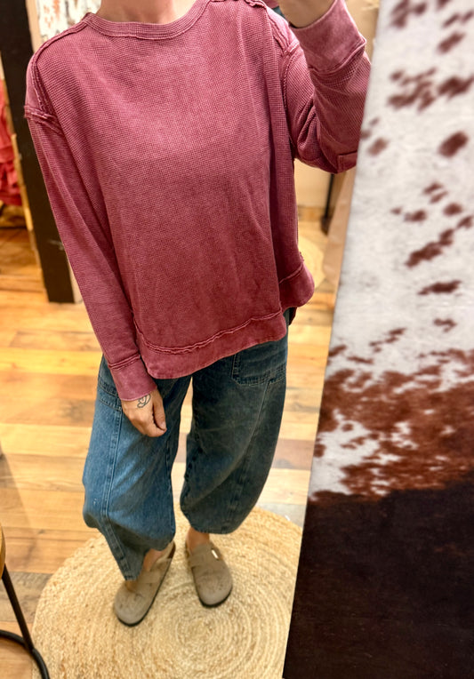 Fall patch Knit