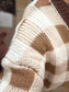 Cozy Check Knit Cardigan