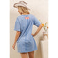 USA GRAPHIC PATCH DRESS