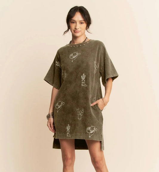 Holy Smokes Tshirt Dress