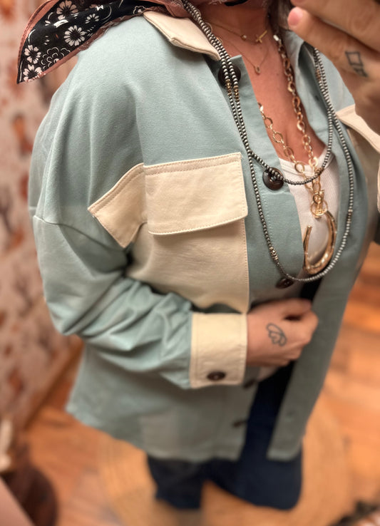 Adeline Belted Shacket