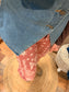 Denim split vest