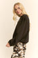 ROCK BOTTOM-CROPPED DRAWSTRING SWEATSHIRT