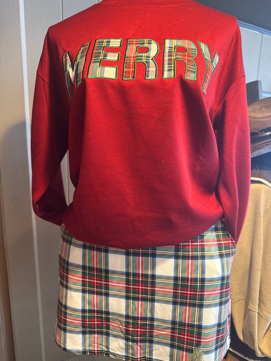 Merry Embroidered