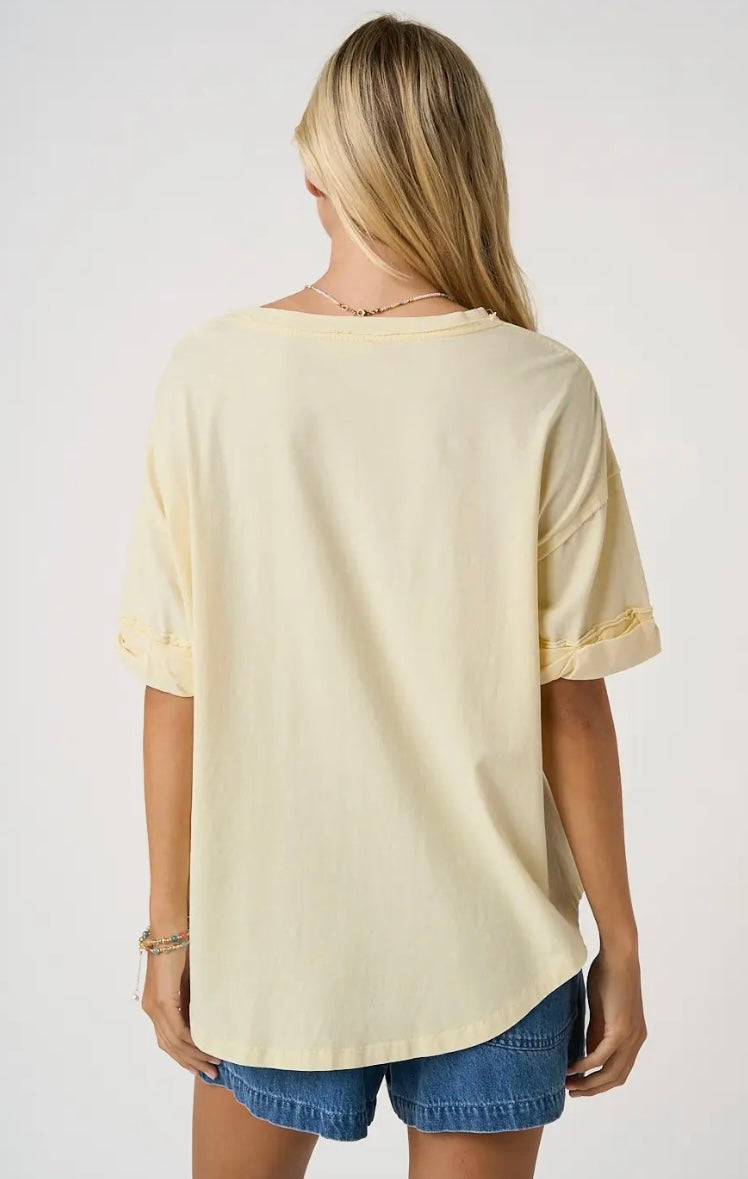 Patchwork American boot tee