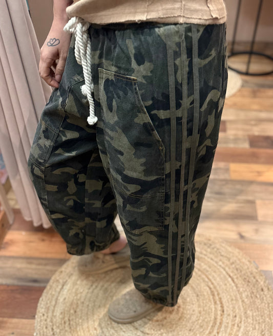 Legend Camo Crop Denim
