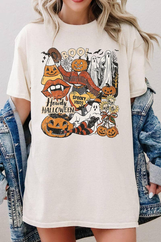 Howdy Halloween Graphic Heavy Cotton Tee