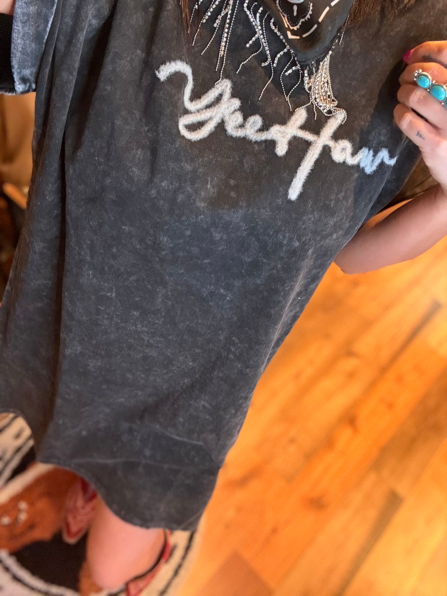 Yeehaw Tshirt dress