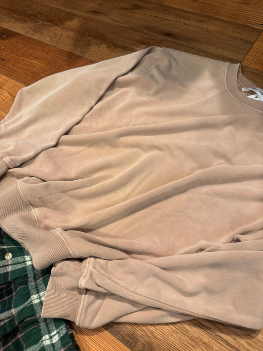 mineral wash sweatshirt