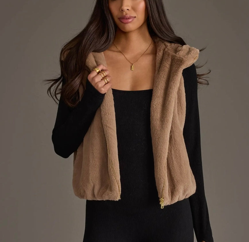 Tell me Lies Faux Fur Vest