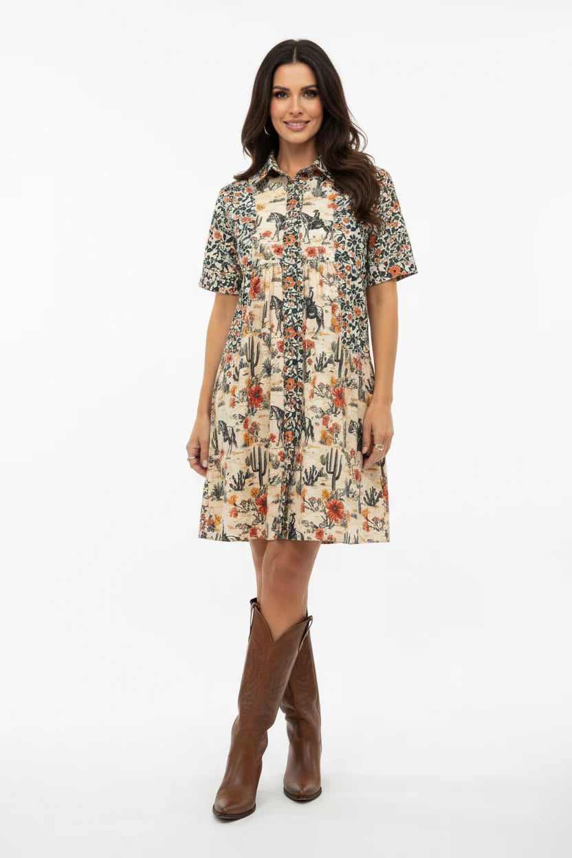 Floral Cowboy Dress