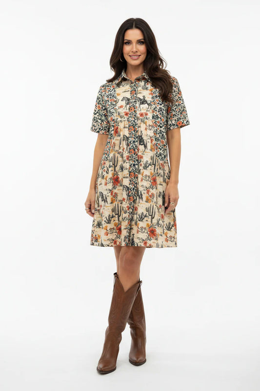 Floral Cowboy Dress