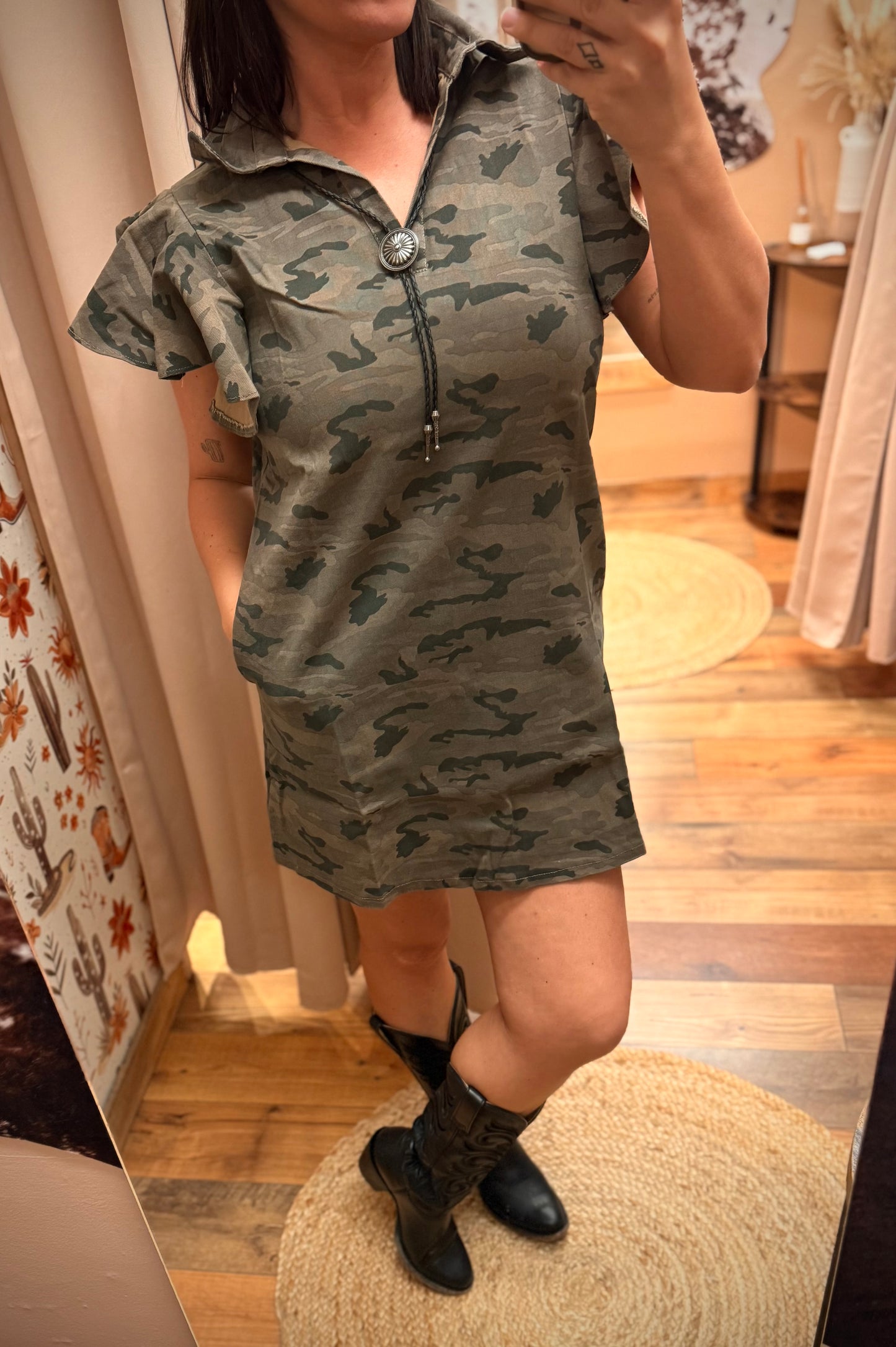 Rugged Charm Dress