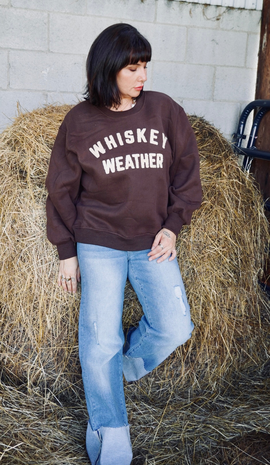 Whiskey weather sweatshirt