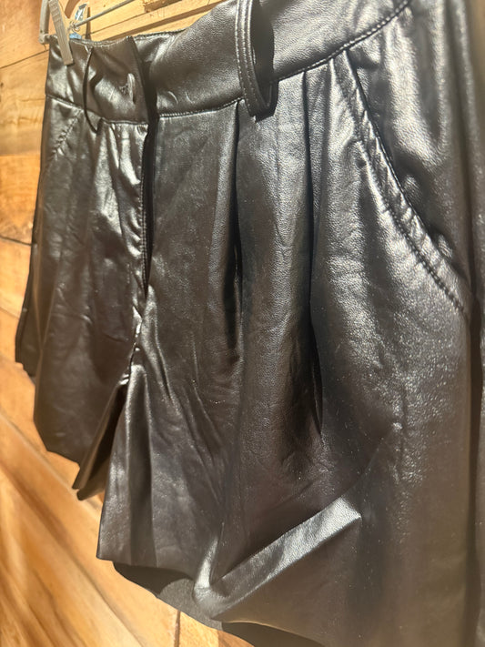 Jet Black Shorts