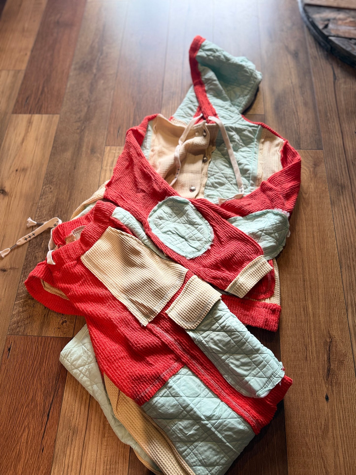 Cut and sewn hoodie