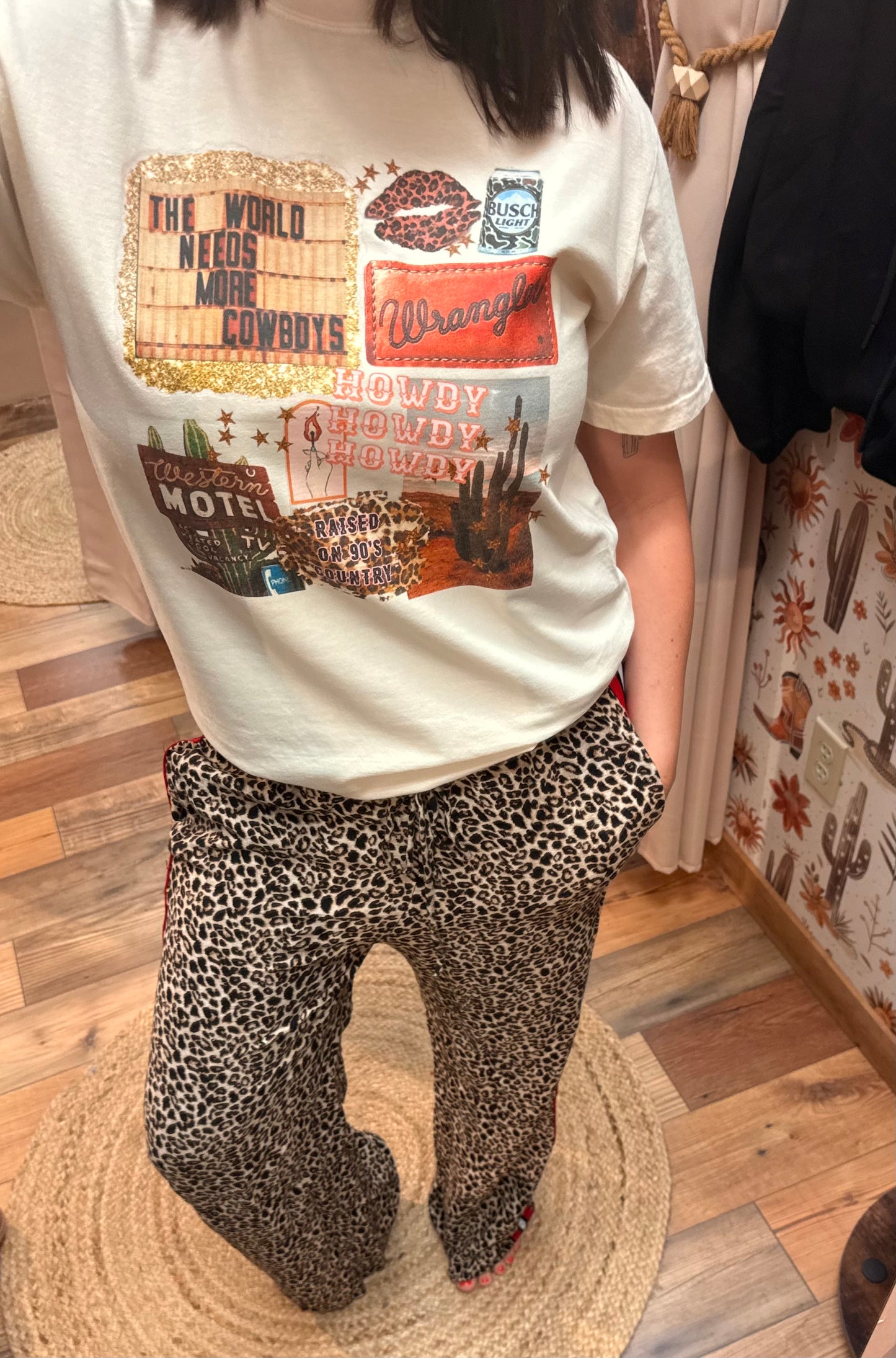 Western | Howdy | Wrangler | Cowgirl | CC Graphic Tee