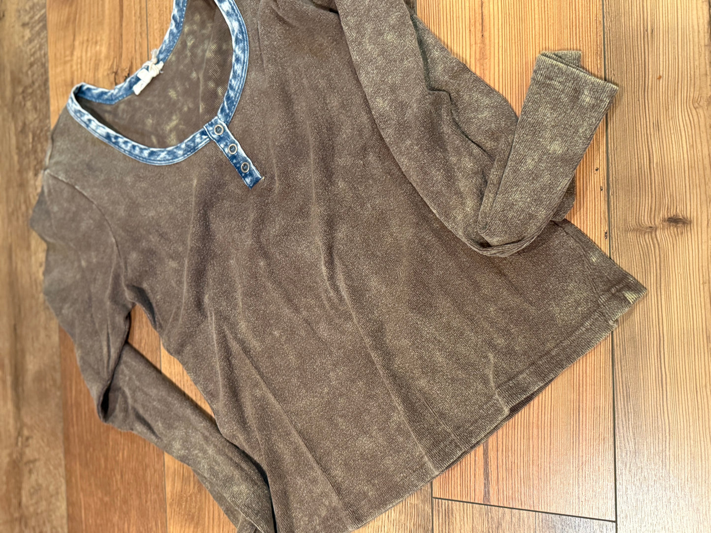 Dark Chocolate Henley