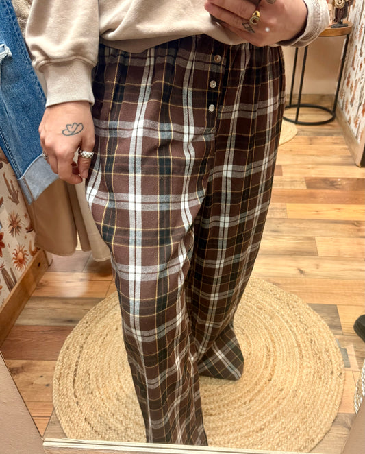 Flannel Boxer Pant