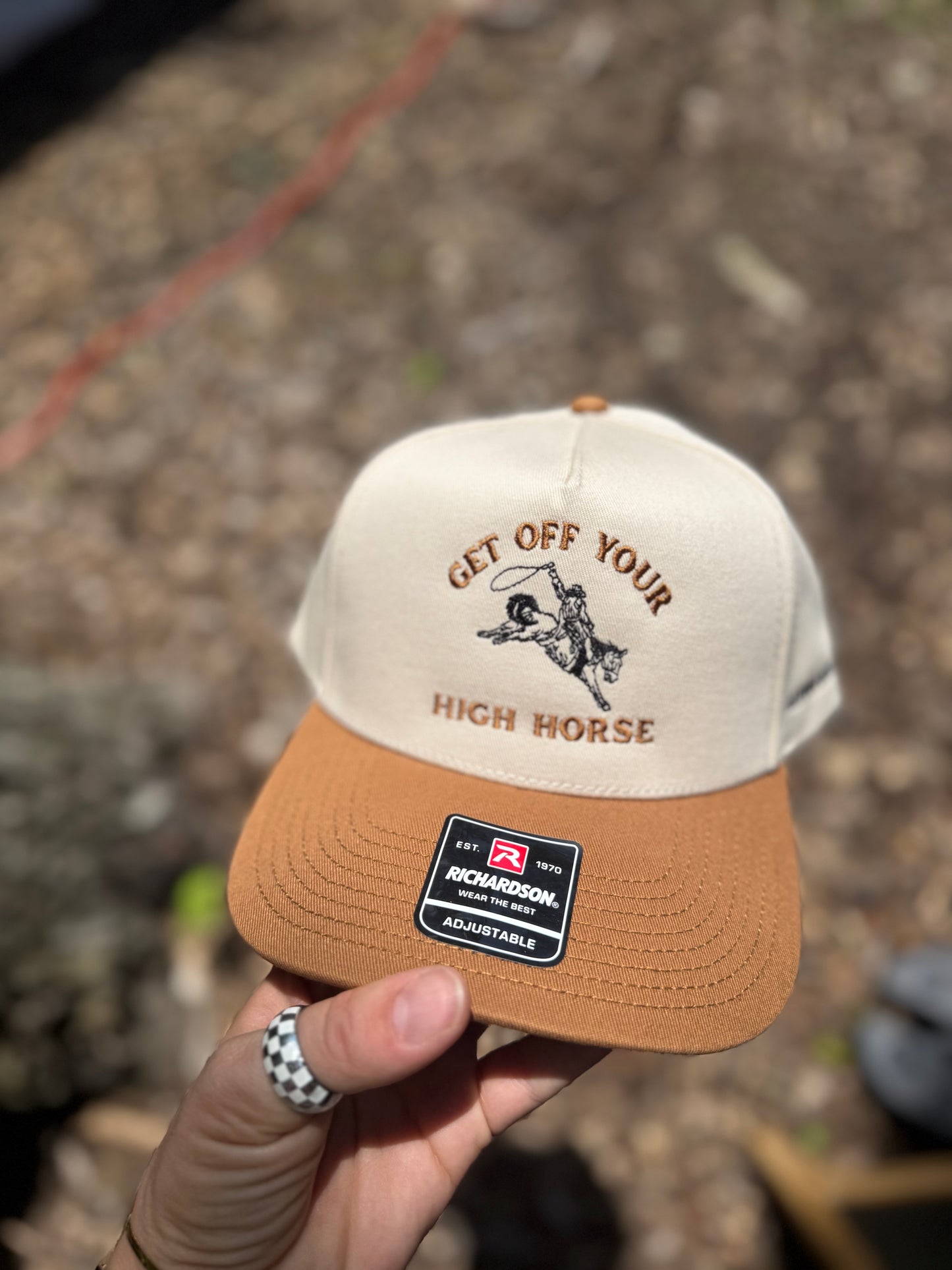 Off your high horse hat